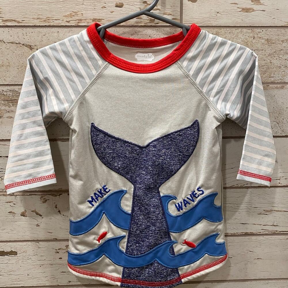 Mud Pie Whale Swim Top Rashguard